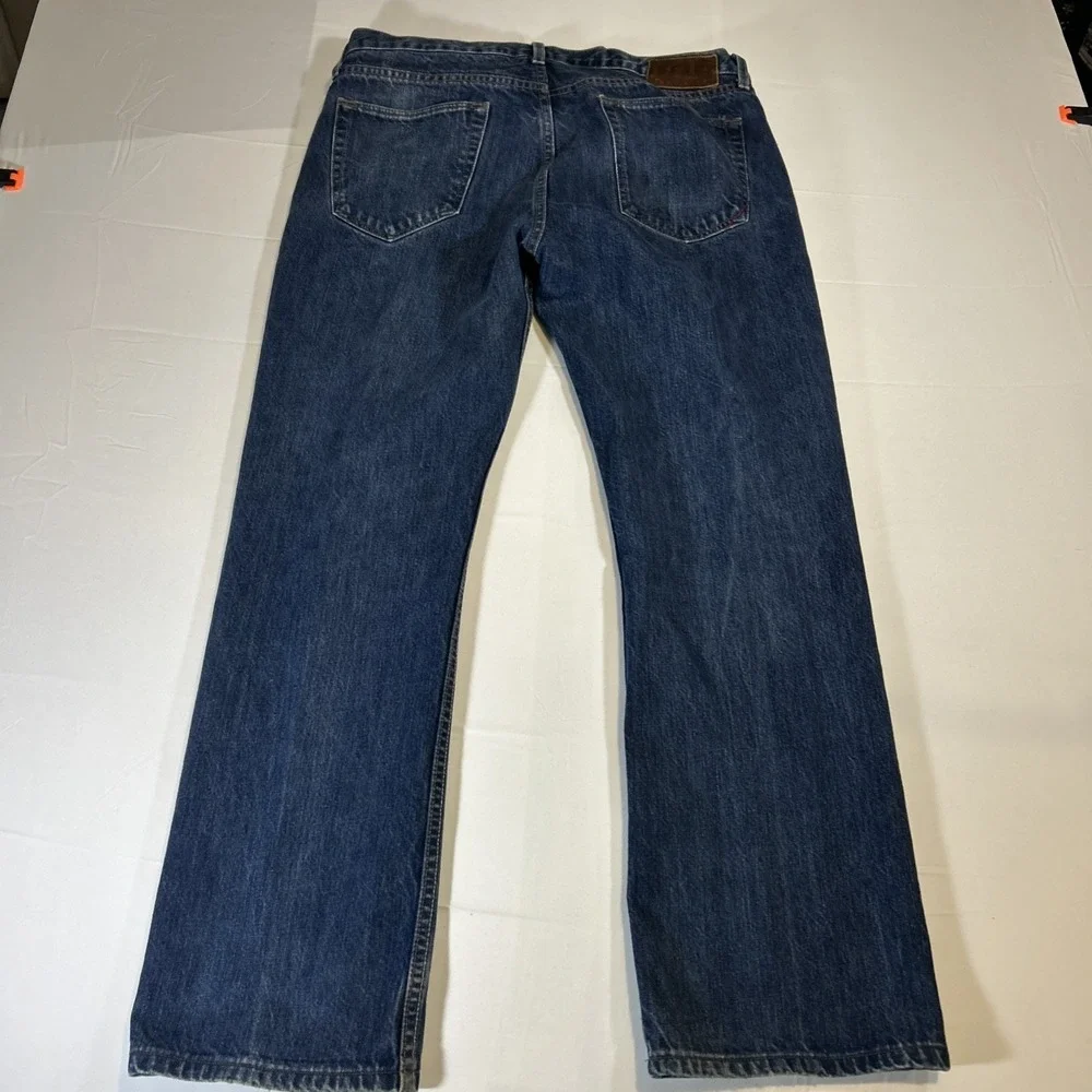 Banana Republic Travel Jeans Mens 33x30 Athletic‎ Fit Medium Wash Blue Denim